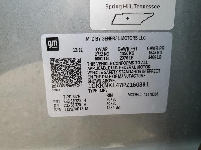 1GKKNKL47PZ160391 GMC ACADIA SLE