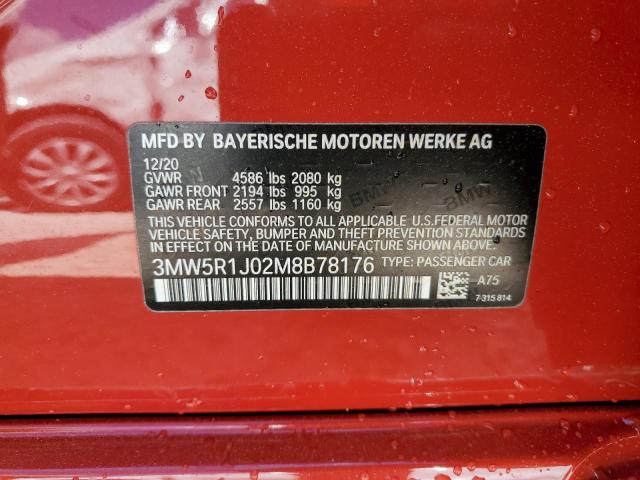 3MW5R1J02M8B78176 BMW 330I
