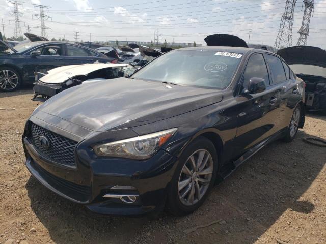 66163843 :رقم المزاد ، JN1BV7AR4FM405671 vin ، 2015 Infiniti Q50 Base مزاد بيع