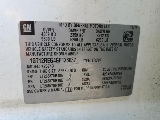1GT12REG4GF126037 GMC Sierra K2500 Heavy Duty