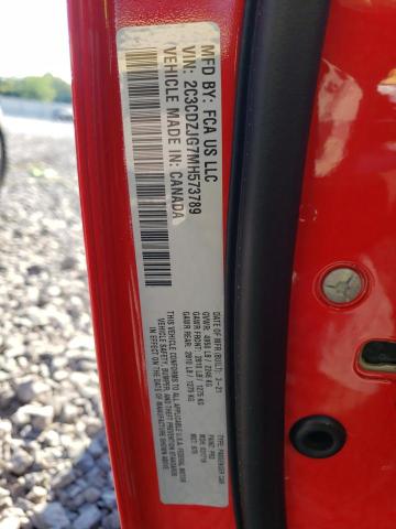 2C3CDZJG7MH573789 Dodge Challenger Gt