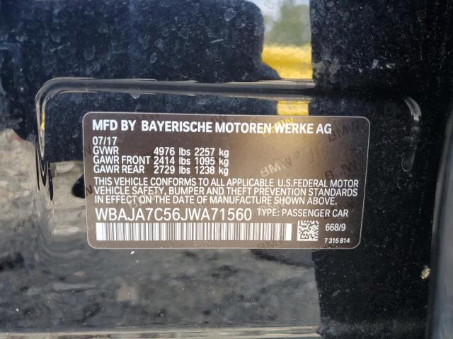 WBAJA7C56JWA71560 BMW 530 XI