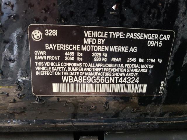 WBA8E9G56GNT44324 BMW 328 I Sulev