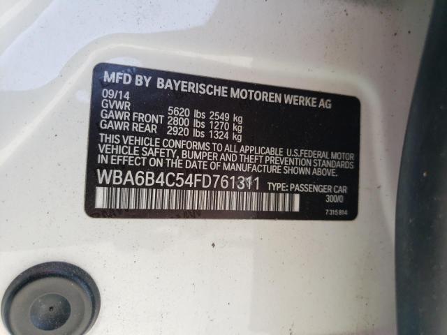 WBA6B4C54FD761311 BMW 650 Xi Gran Coupe
