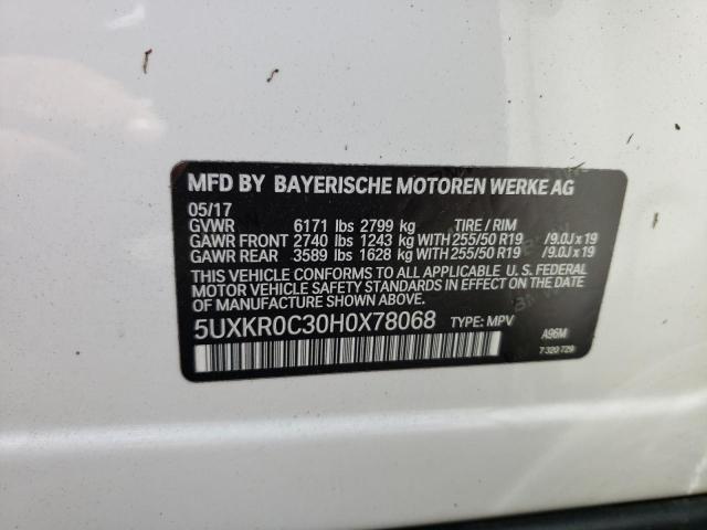 5UXKR0C30H0X78068 BMW X5 Xdrive35i