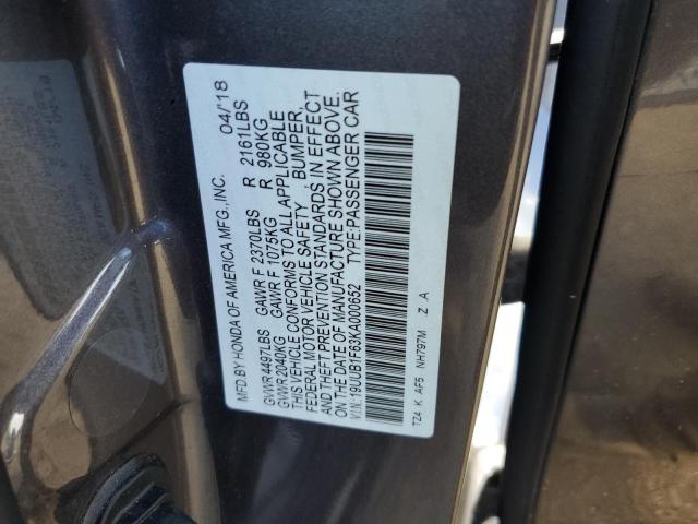 19UUB1F63KA000652 Acura Tlx Technology