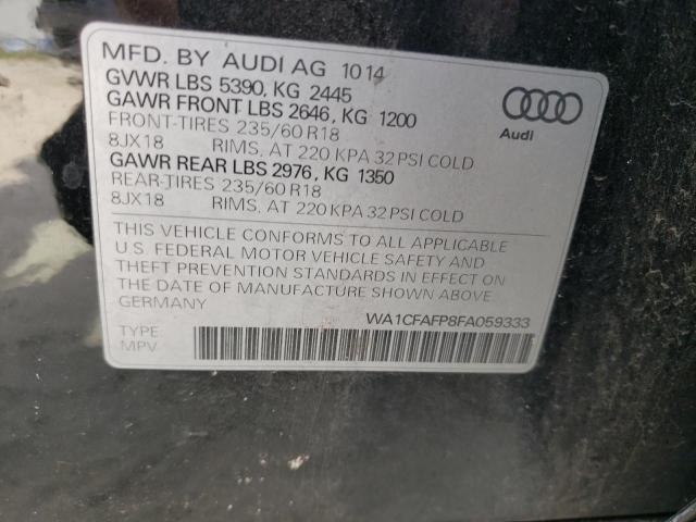 WA1CFAFP8FA059333 Audi Q5 PREMIUM