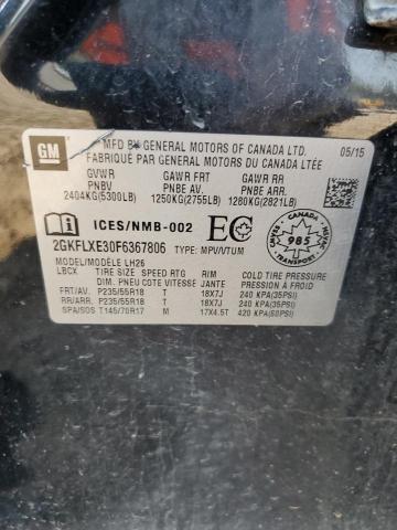2GKFLXE30F6367806 GMC Terrain Slt
