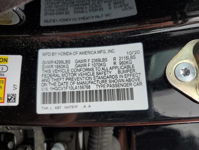 1HGCV1F10LA156768 Honda ACCORD LX