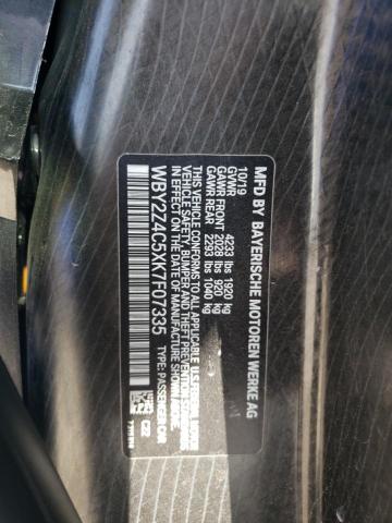 WBY2Z4C5XK7F07335 BMW I8