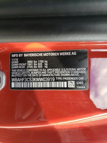 WBAHF3C53KWW03919 BMW Z4 Sdrive30i