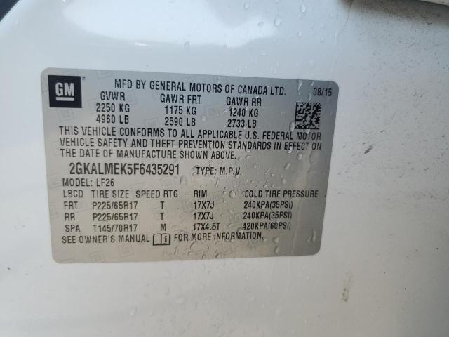 2GKALMEK5F6435291 GMC Terrain Sle