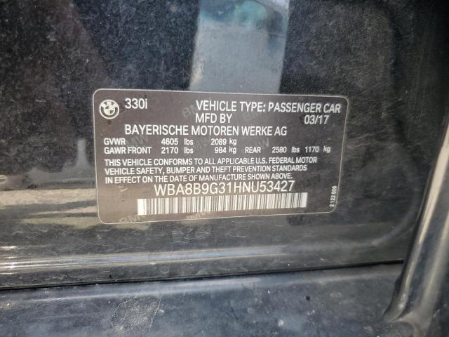 WBA8B9G31HNU53427 BMW 330 I