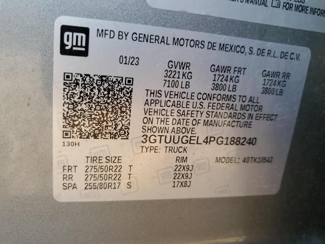 3GTUUGEL4PG188240 GMC Sierra K1500 Denali