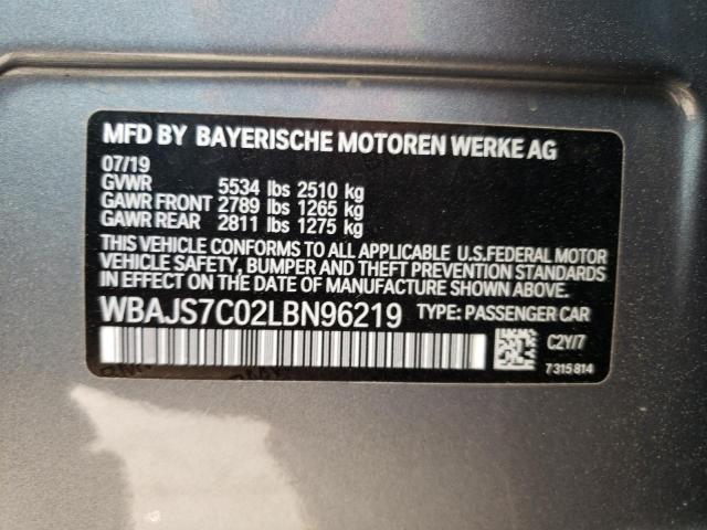 WBAJS7C02LBN96219 BMW M550xi
