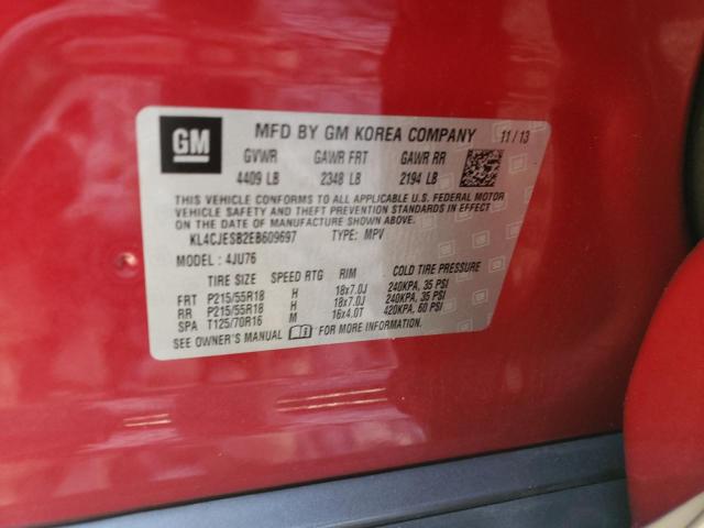 KL4CJESB2EB609697 Buick Encore