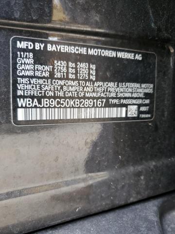 WBAJB9C50KB289167 BMW M550xi