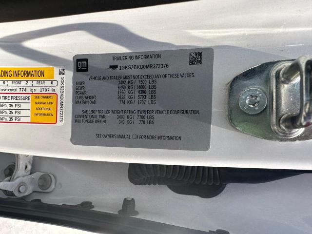 1GKS2BKD0MR372376 GMC YUKON SLT