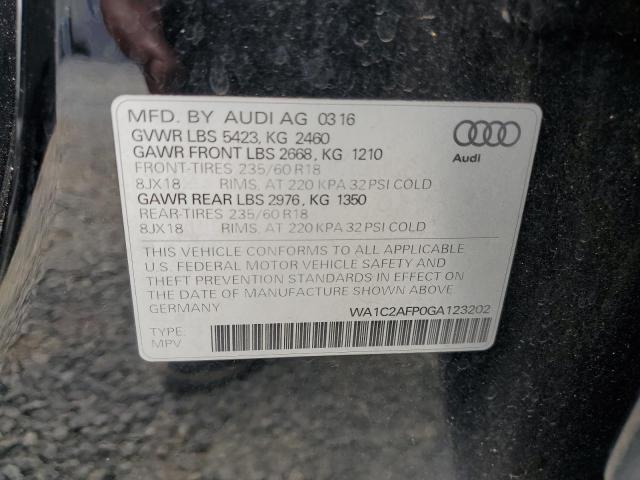 WA1C2AFP0GA123202 Audi Q5 PREMIUM