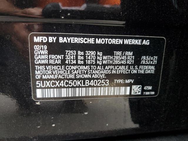 5UXCX4C50KLB40253 BMW X7 Xdrive50i