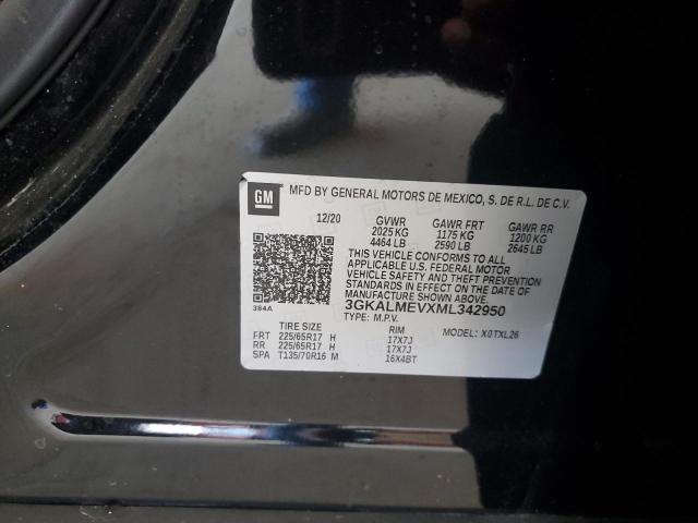 3GKALMEVXML342950 GMC Terrain Sle