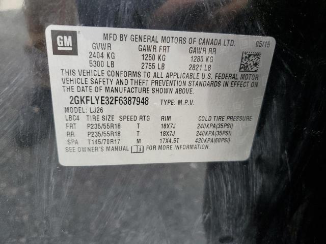 2GKFLYE32F6387948 GMC Terrain Slt
