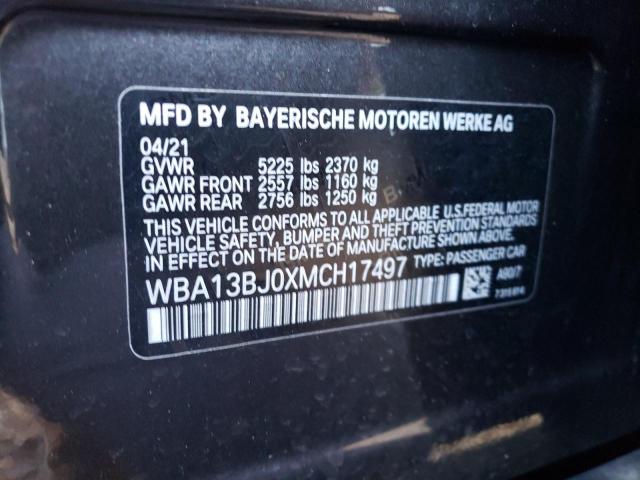 WBA13BJ0XMCH17497 BMW 530 XI