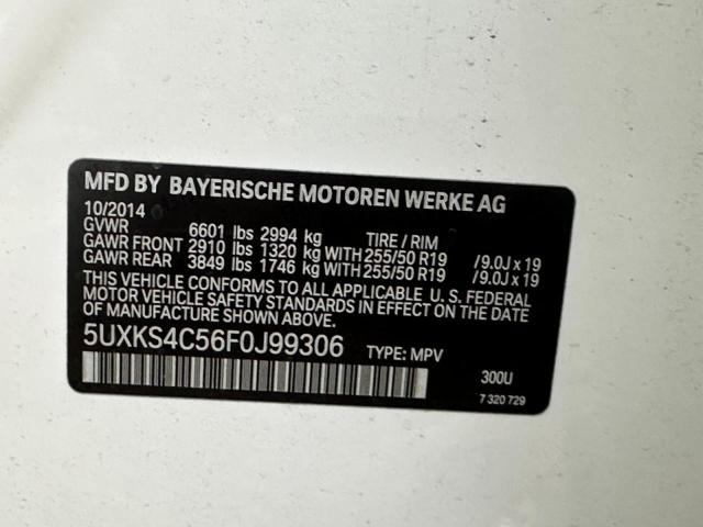 5UXKS4C56F0J99306 BMW X5 Xdrive35d