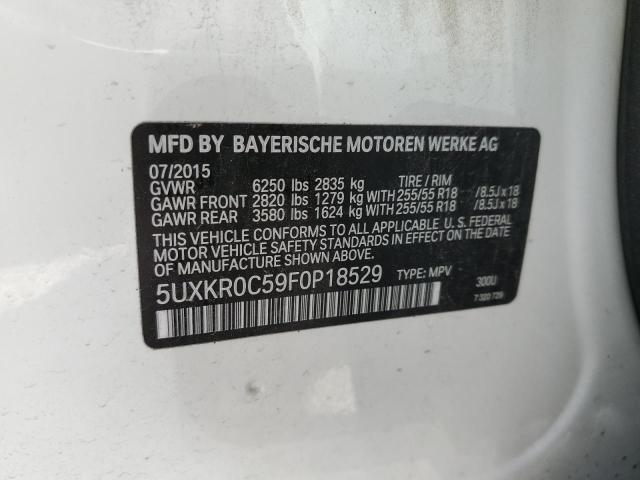 5UXKR0C59F0P18529 BMW X5 Xdrive35i