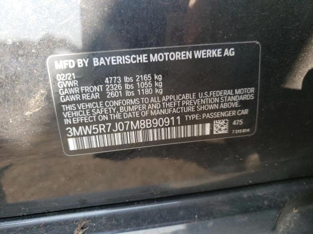 3MW5R7J07M8B90911 BMW 330XI