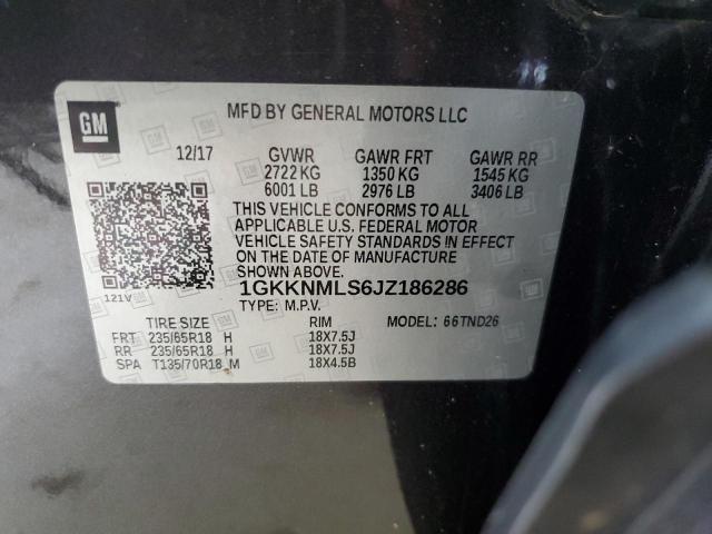 1GKKNMLS6JZ186286 GMC Acadia Slt-1