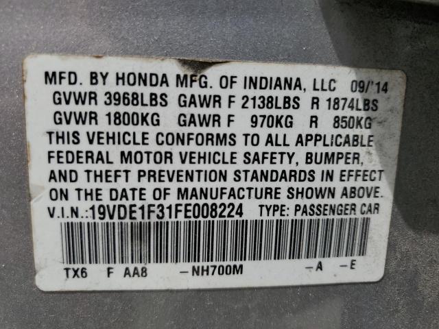 19VDE1F31FE008224 Acura ILX 20