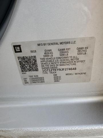 1GT12TEY9JF274648 GMC Sierra K2500 Slt