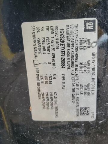 1GKS2KE7XER120884 GMC Yukon Xl K1500 Slt