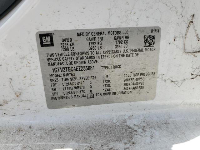 1GTV2TEC4EZ235881 GMC Sierra K1500