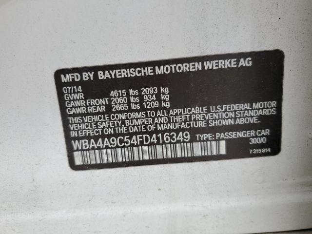 WBA4A9C54FD416349 BMW 428 I Gran Coupe Sulev