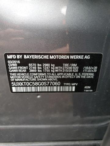 5UXKT0C58G0S77060 BMW X5 Xdr40e