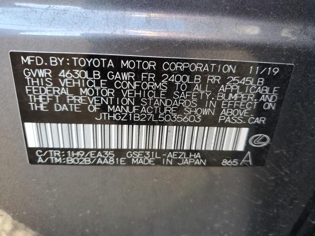JTHGZ1B27L5035603 Lexus Is 350 F-sport