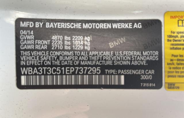 WBA3T3C51EP737295 BMW 435 I