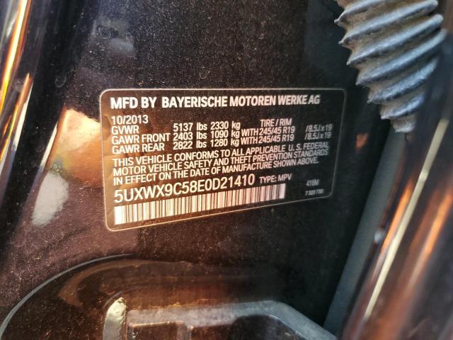 5UXWX9C58E0D21410 BMW X3 Xdrive28i