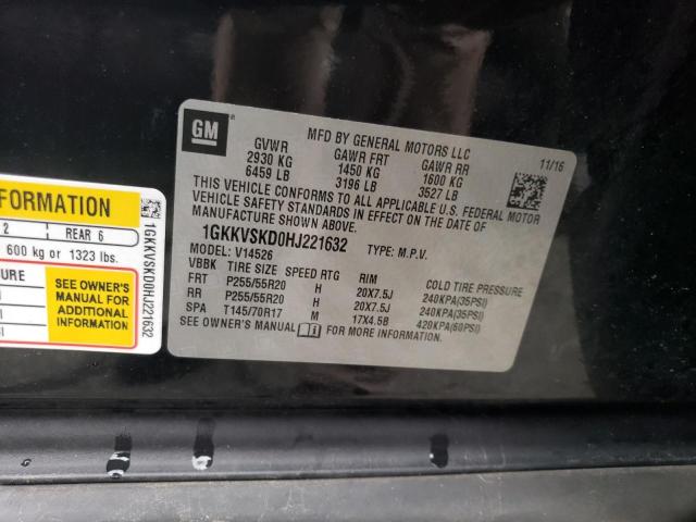 1GKKVSKD0HJ221632 GMC Acadia Limited Slt-2
