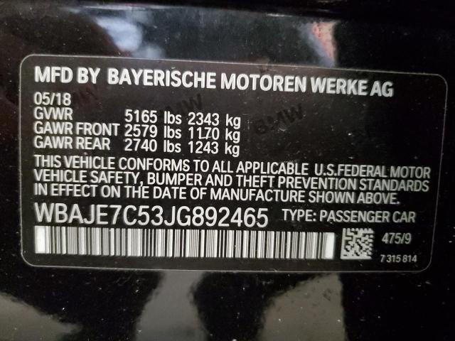 WBAJE7C53JG892465 BMW 540 XI