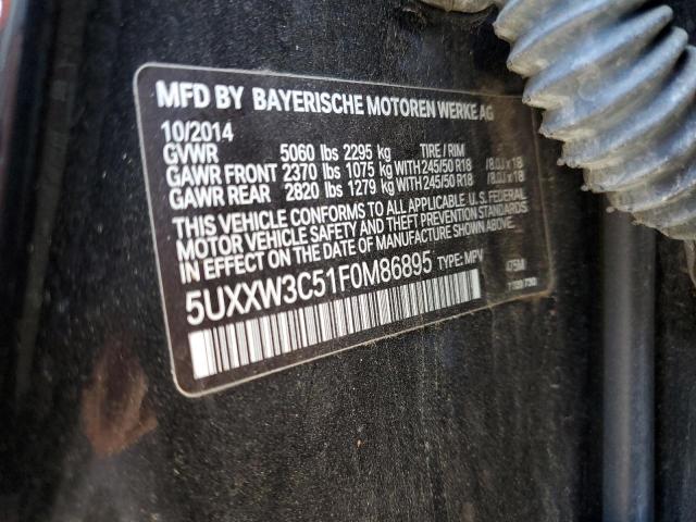 5UXXW3C51F0M86895 BMW X4 Xdrive28i