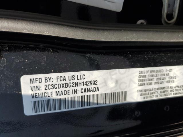 2C3CDXBG2NH142992 Dodge Charger Sxt