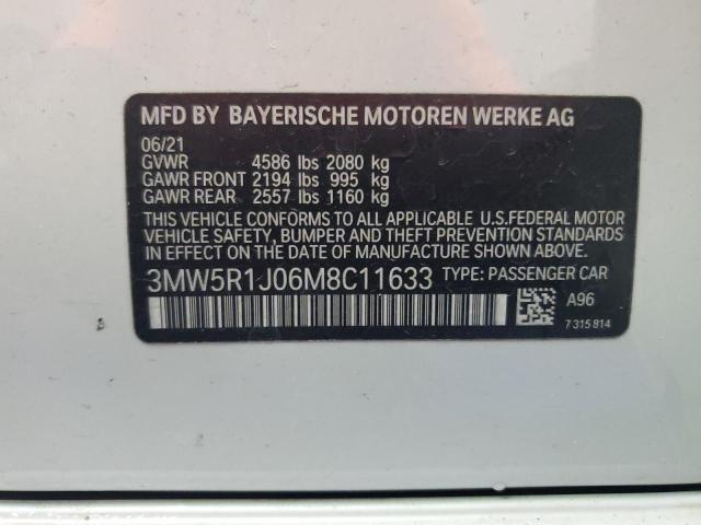 3MW5R1J06M8C11633 BMW 330I
