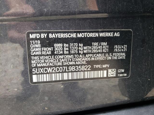 5UXCW2C07L9B35822 BMW X7 Xdrive40i