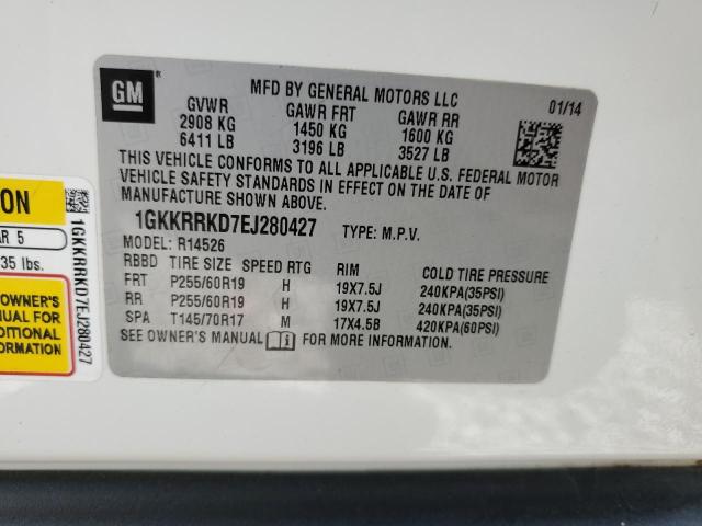 1GKKRRKD7EJ280427 GMC Acadia Slt-1