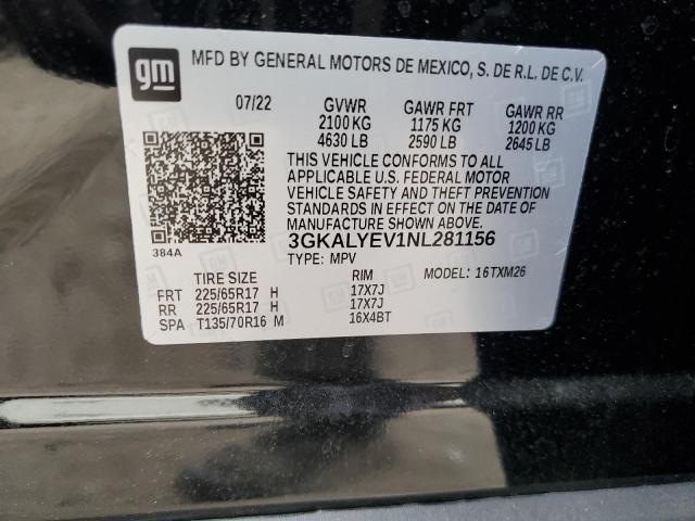3GKALYEV1NL281156 GMC Terrain At4
