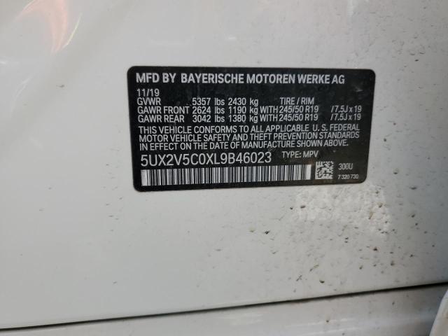 5UX2V5C0XL9B46023 BMW X4 Xdrivem40i