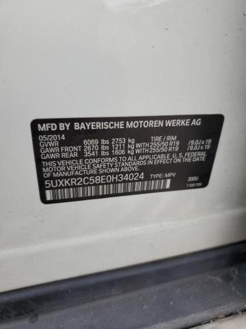 5UXKR2C58E0H34024 BMW X5 Sdrive35i